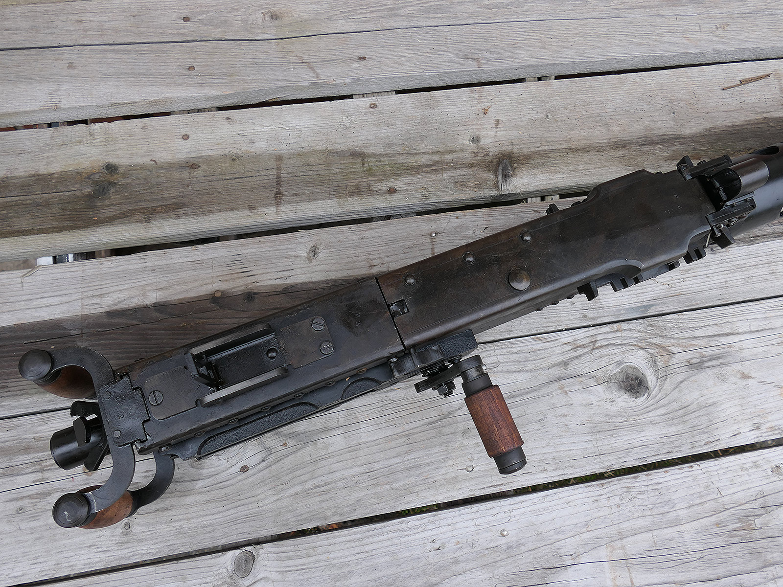 #A Browning Machine Gun MG Cal. 50 M2 Jeep Mount Tripod – Model – 1:1 metal replica, barrel can be dismantled