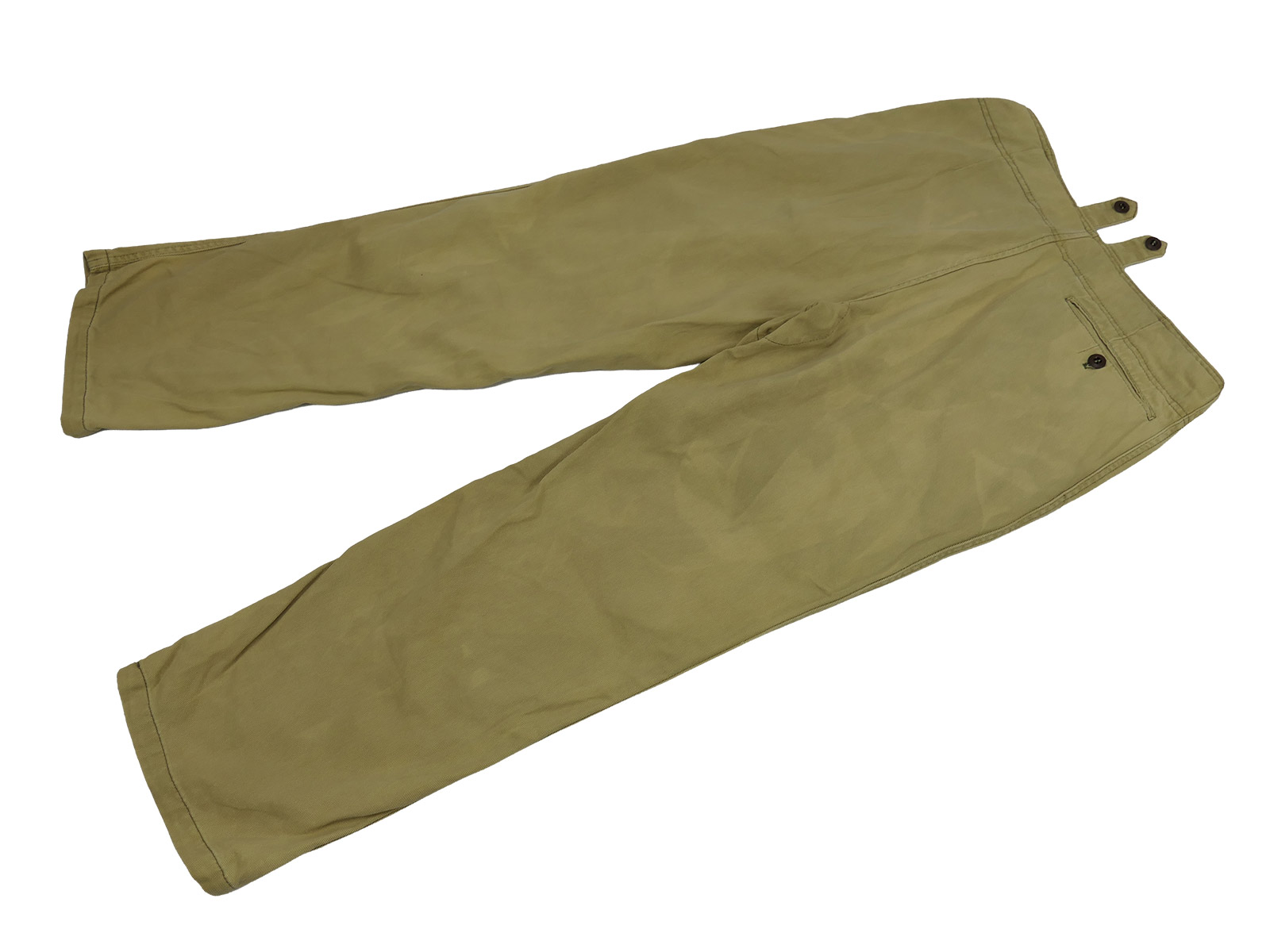 One-off Luftwaffe LW DAK trousers, faded, tropical trousers, BATTLE WORN