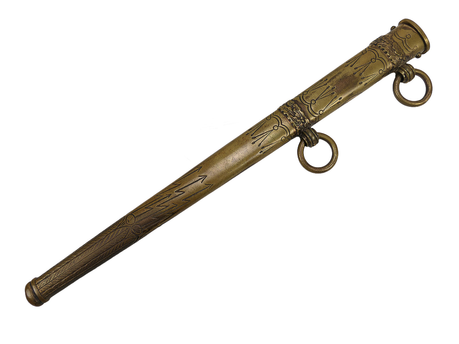 KM Kriegsmarine Officer’s Dagger, Navy Dagger M1938 with tassel and scabbard, TIGER Solingen COLLECTION