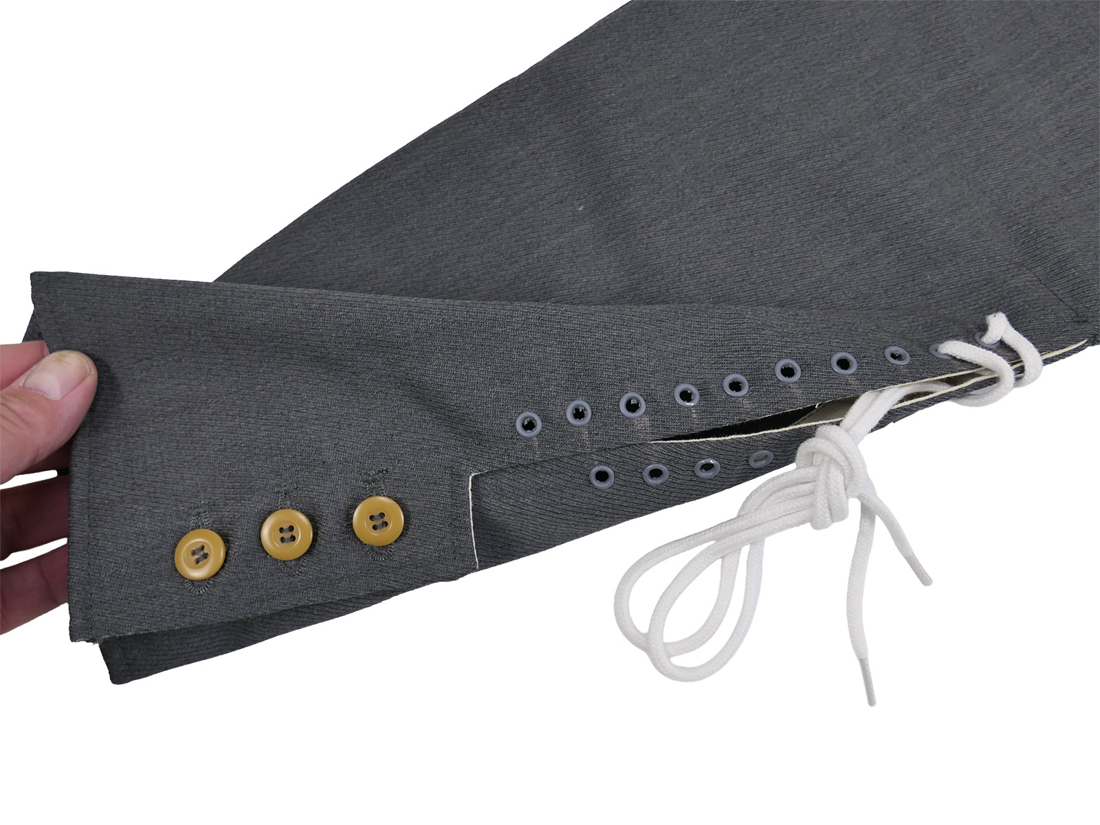 One-off Wehrmacht officer’s gabardine breeches, grey, size Small – COLLECTION