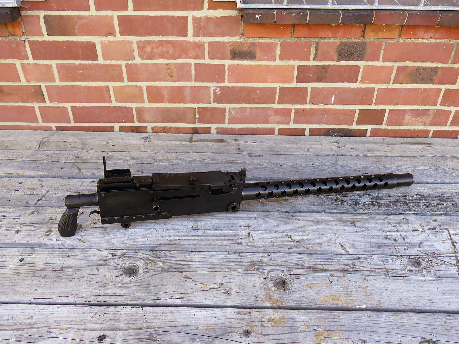 Browning Machine Gun MG Cal. 30 M1919 A4 - Model - 1:1 metal replica, barrel can be dismantled