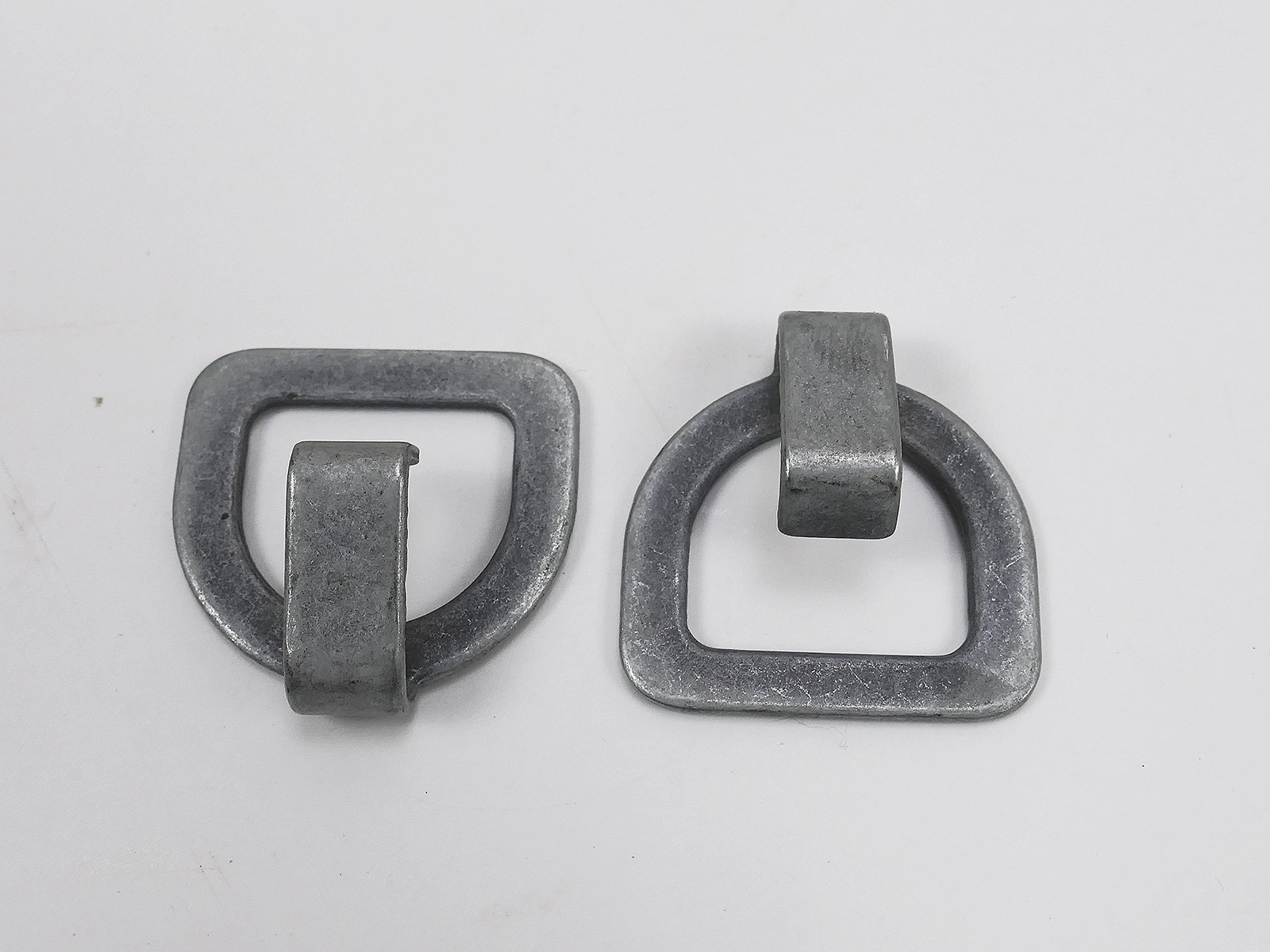 2x hook metal fitting knapsack backpack spare part Wehrmacht also Gardrobenhaken