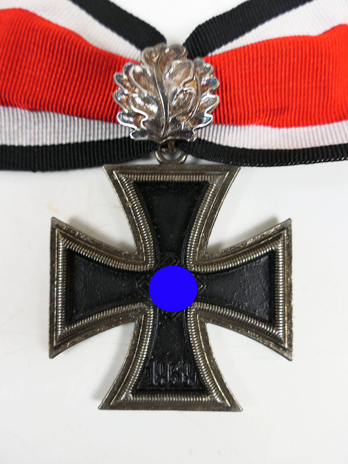 Wehrmacht M36 uniform field tunic, General’s Grade 54, with Knight’s Cross of the Pour le Mérite and the Spain Cross, worn