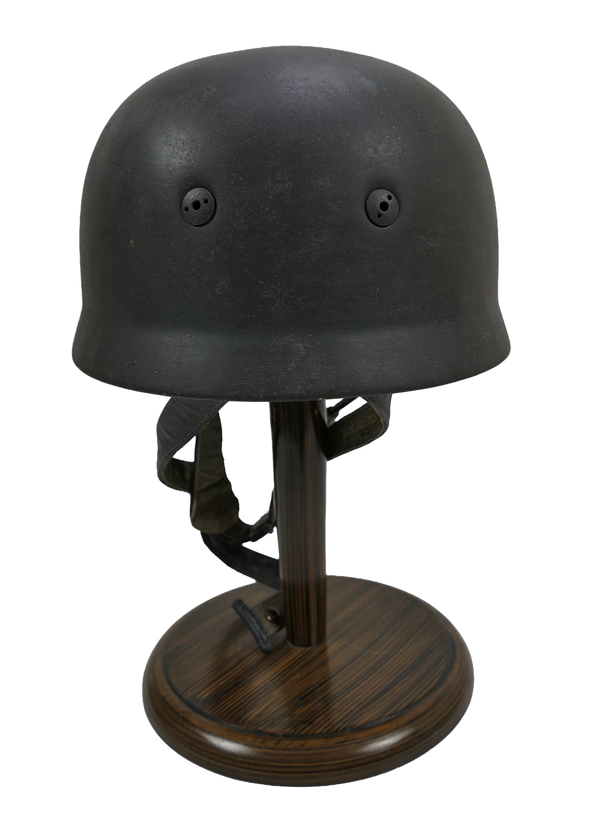 One-off item – Vintage camouflage paratrooper helmet, DD Stahlhelm M38, Luftwaffe paratrooper COLLECTION