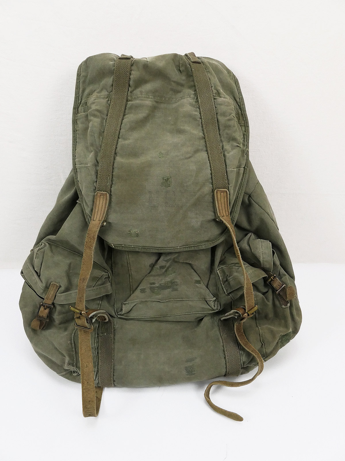 #A/ US ARMY type WW2 Mountain Troops backpack with carrying frame / Backpack + Frame