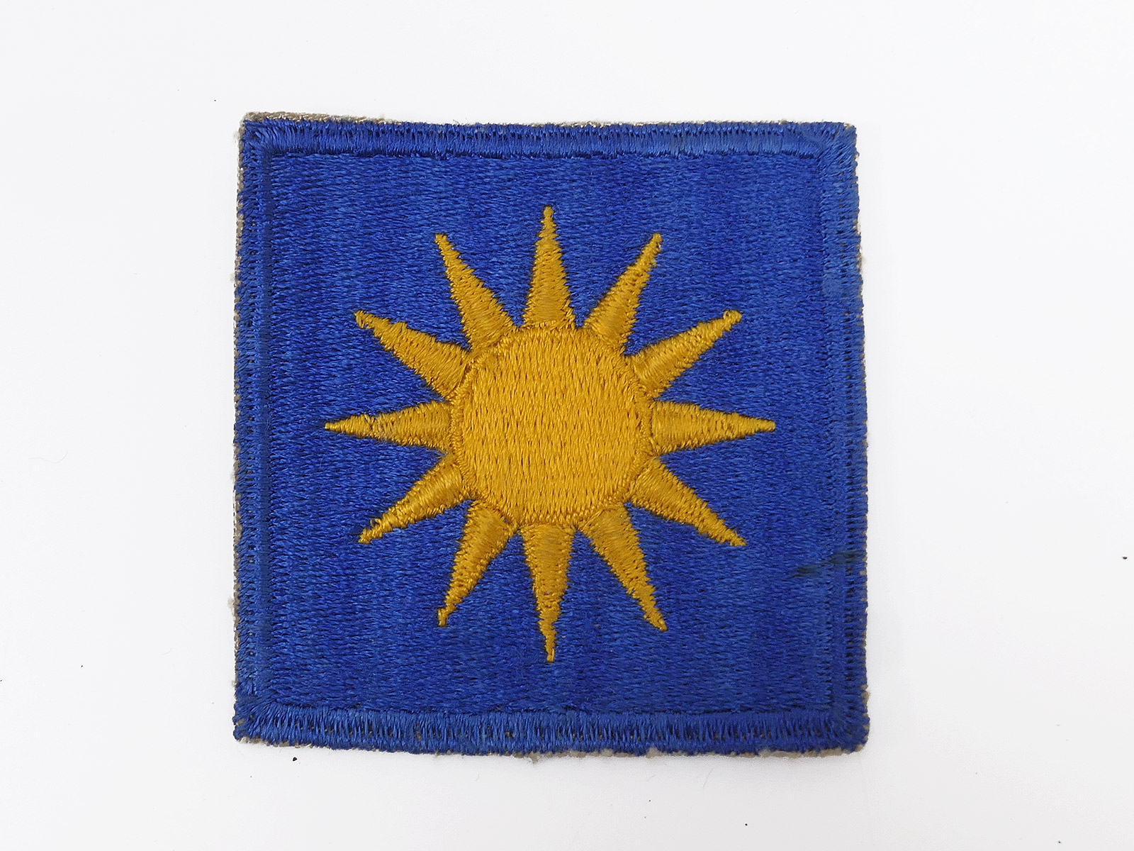 US ARMY Vintage WW2 Insignia Badge Uniform Patch 40th Infantry Division Cut Edge