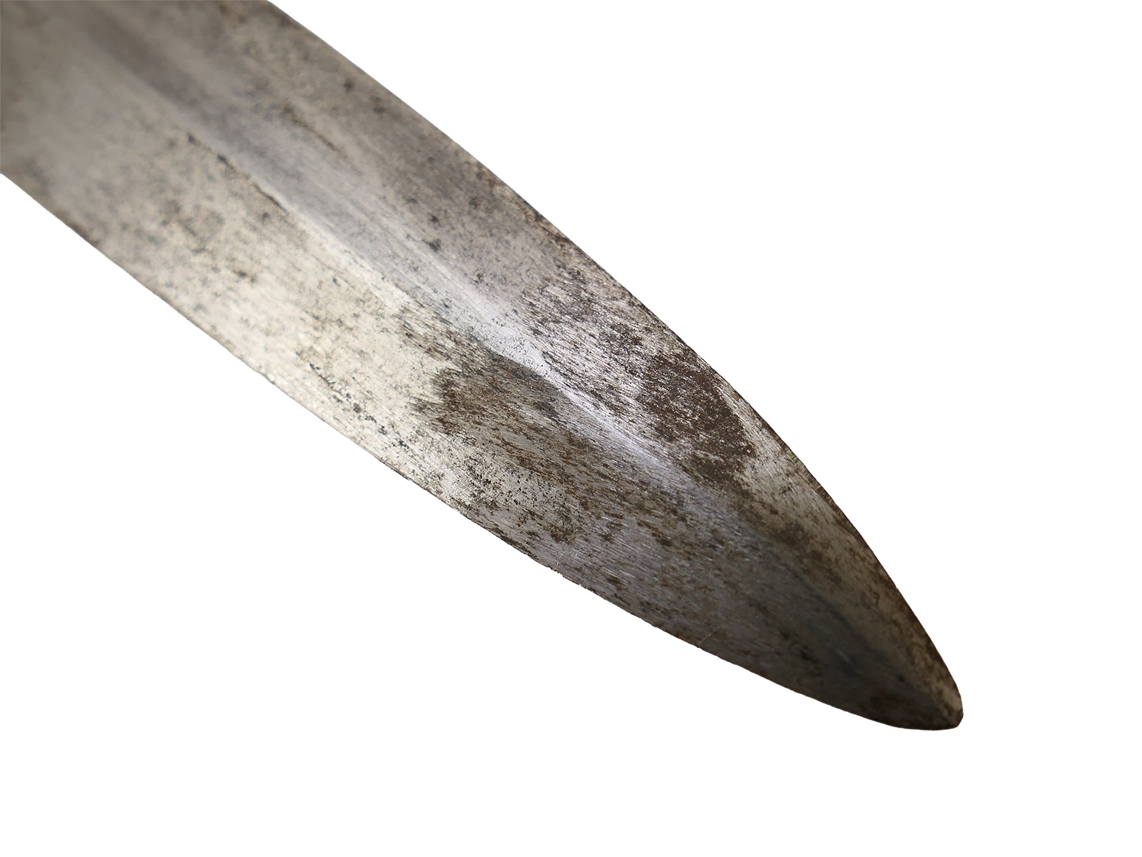 WK1 trench dagger with ERN mark, Rhineland razor factory, COLLECTION BATTLE WORN