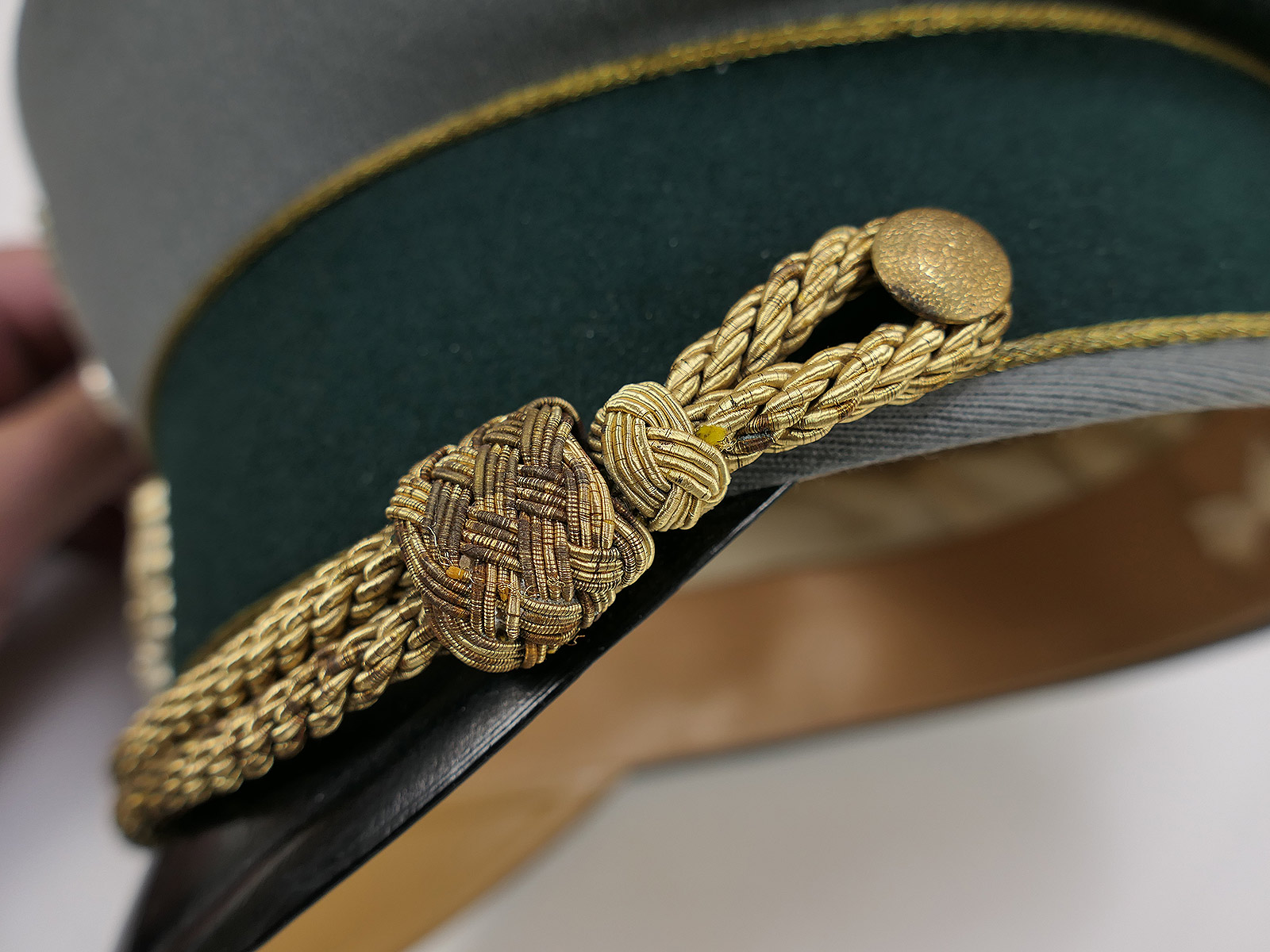 Wehrmacht Early Field Cap, General’s Size 57, Premium Museum-quality reproduction with original silver trim – COLLECTION