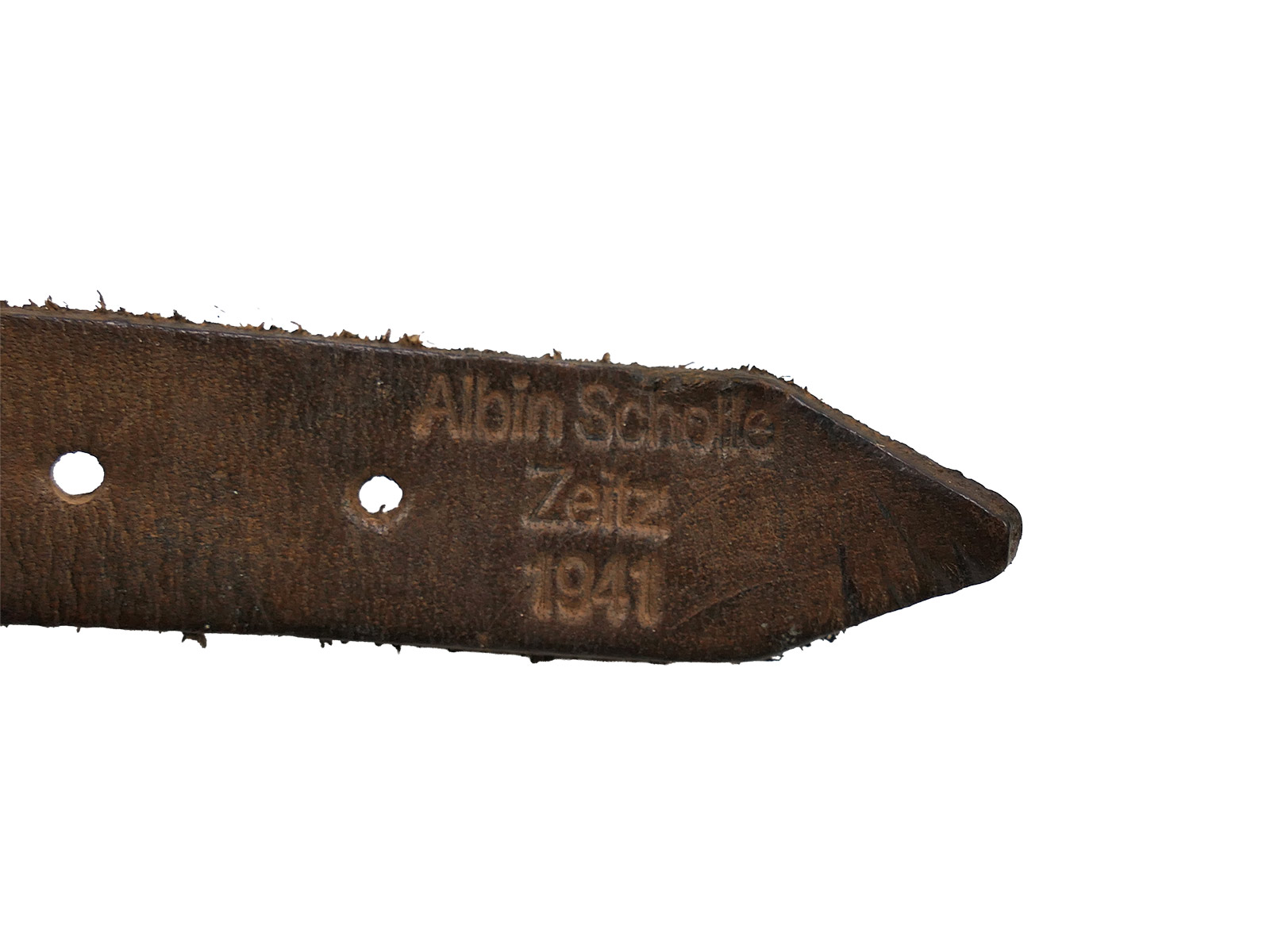 One-off vintage antique chin strap for Luftwaffe steel helmets – helmet lining M35, M40, M42 COLLECTION