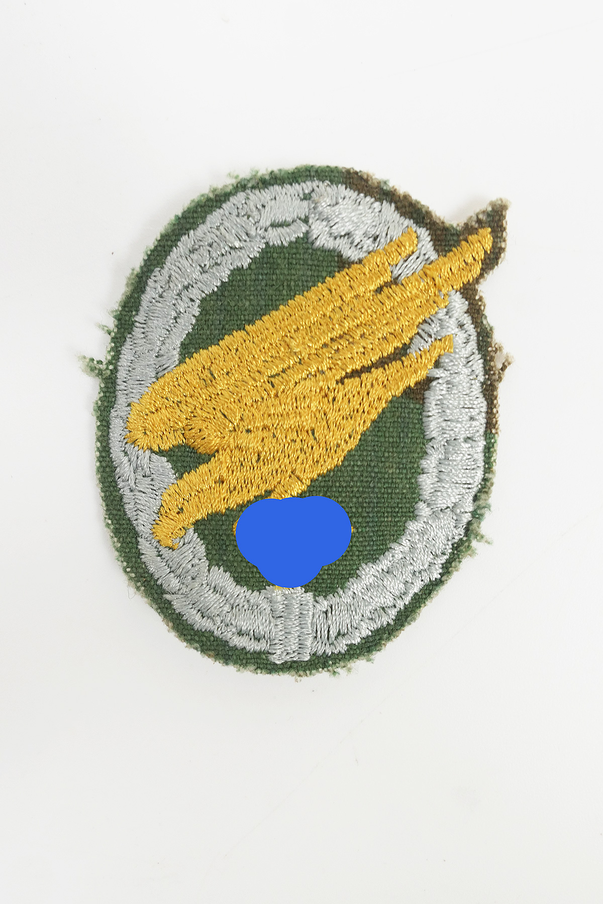 Parachutist badge embroidered