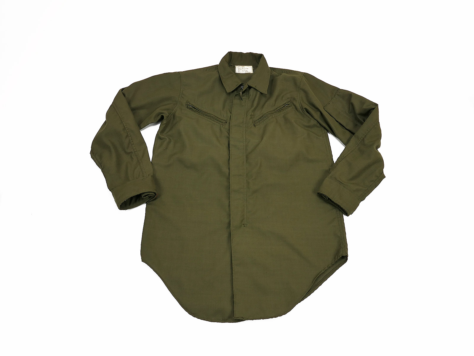 US Shirt Flyers Hot Weather Fire Resistant OG-106 Nylon Size Small Long