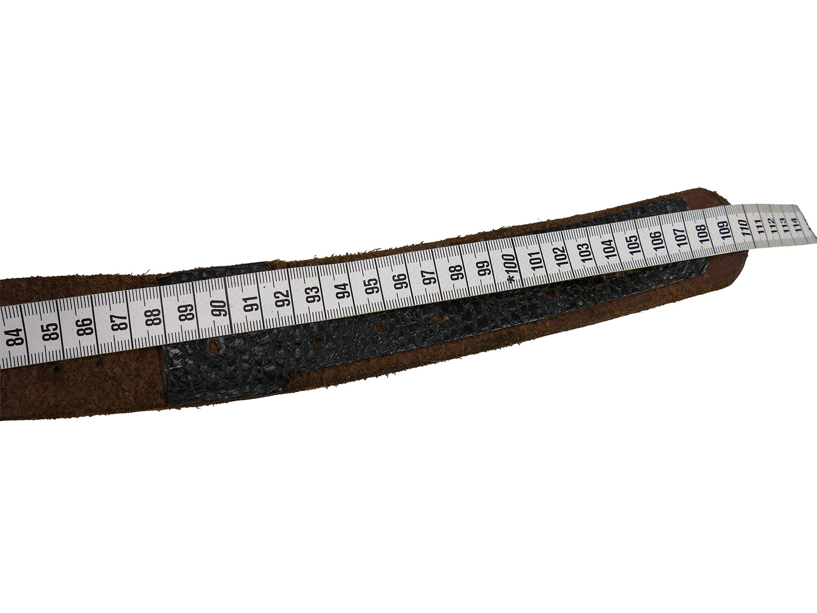 Vintage leather belt / belt strap, 110cm, COLLECTION BATTLE WORN