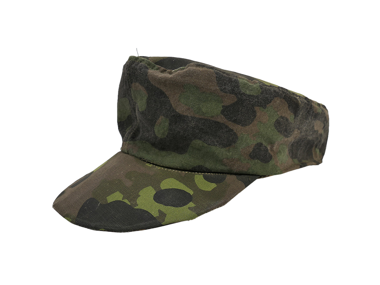 Waffen SS camouflage cap front production sycamore spring overprint material mix field cap size 59 