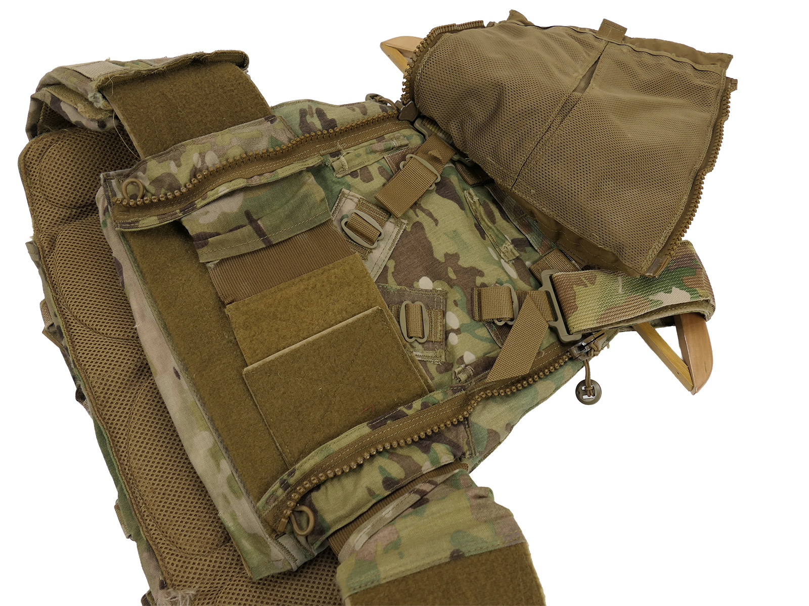 #4/ Denmark Danish Army MultiCam Plate Carrier Tactical Vest Body Armour Size S/M