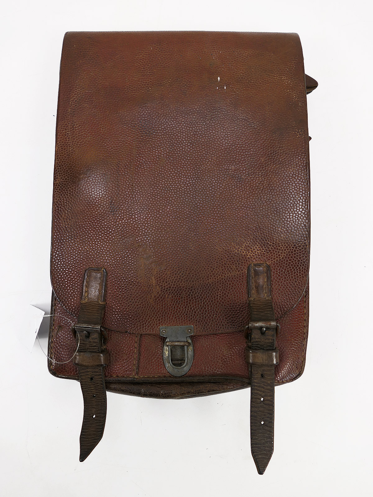 Wehrmacht / Luftwaffe map pouch, brown leather, RBNr. Signal pouch, COLLECTION