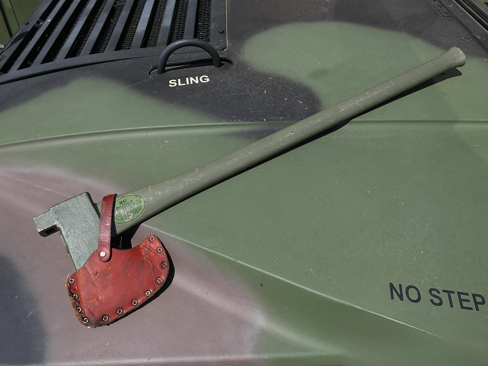P1446518 Large axe Forrest Tool Max Company US ARMY Humvee HMMWV M35A2 all models Hummer Truck