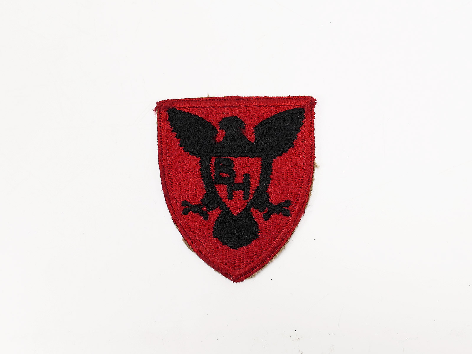 US ARMY Original WW2 Insignia Badge Uniform Patch 86th Infantry Division Black Hawk COLLECTION