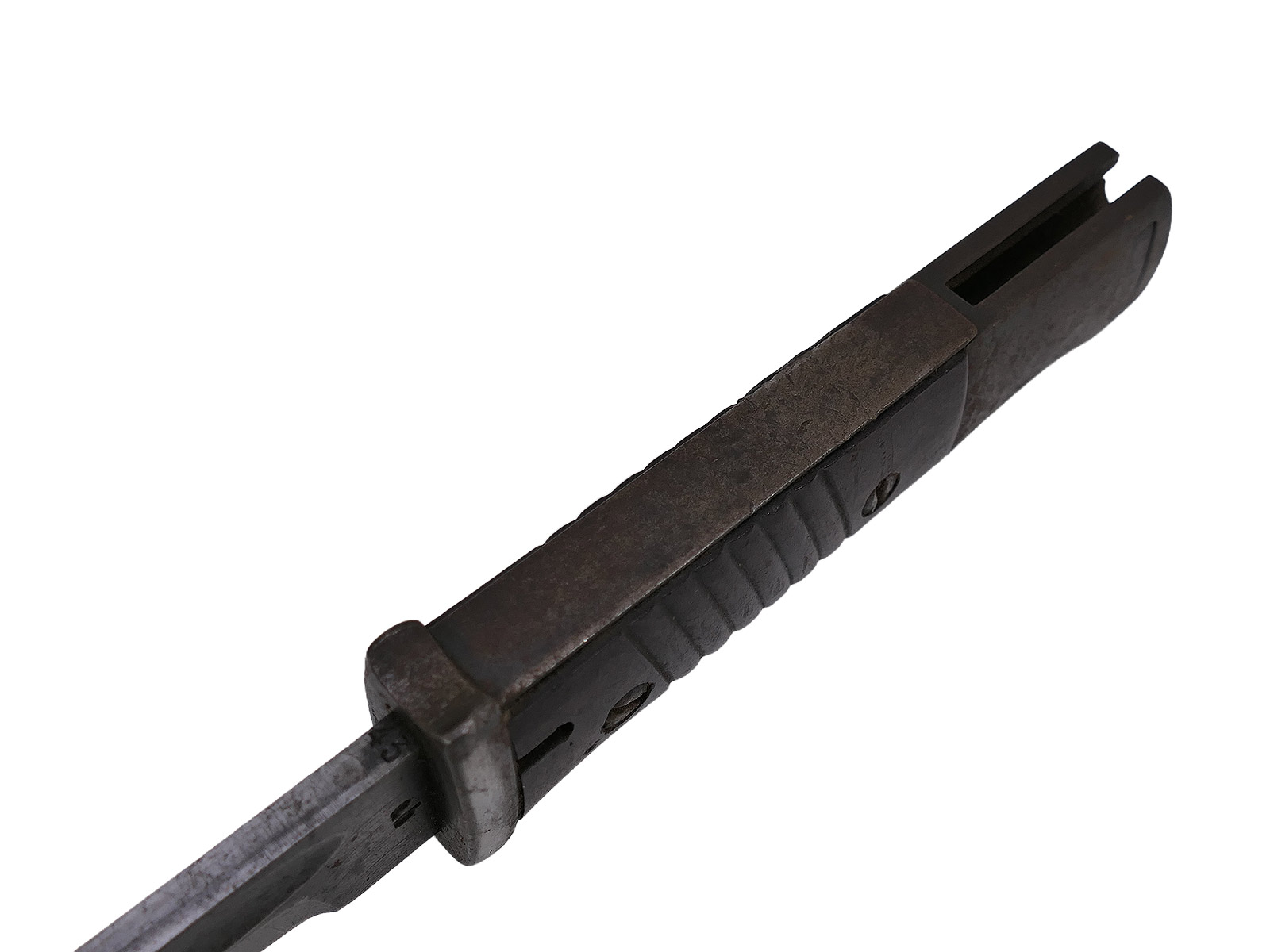 Wehrmacht M84/98 bayonet (from 1943) for the K98 carbine / fixed bayonet with scabbard, BATTLE-WORN