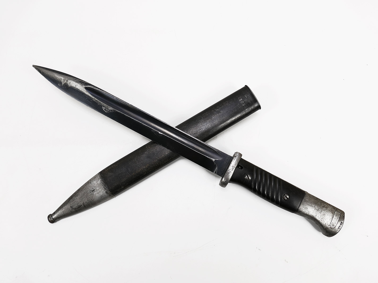 #A6 Wehrmacht bayonet M84/98 HÖRSTER carbine K98 / side rifle with scabbard