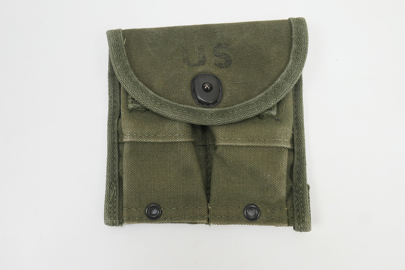 #B Original US ARMY Vietnam M1 Carbine magazine pouch canvas double magazine pouch