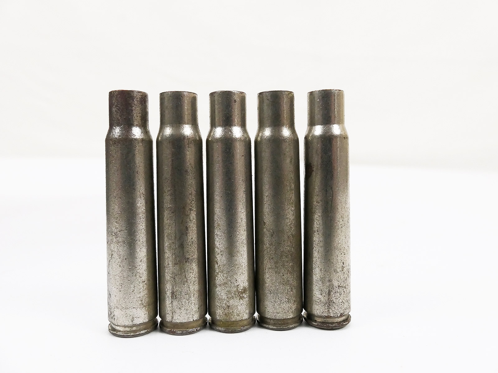 P1145565 WW2 Reichswehr Wehrmacht 5x empty shells 8x57 ammunition case 30s (blank)