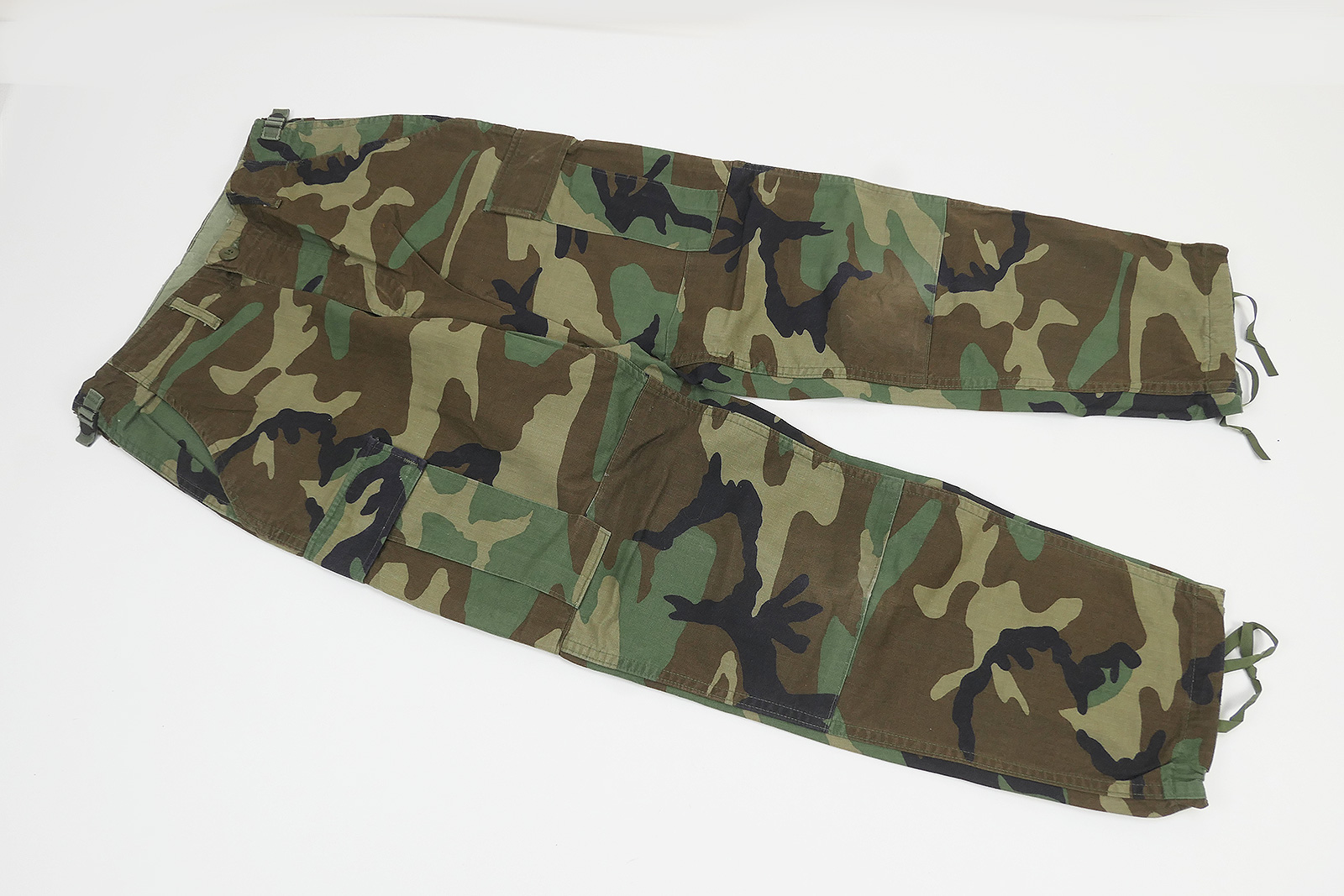 P1520186 #8 US Army BDU Field Trousers Combat Trousers Camouflage Woodland Camouflage Trousers Small short