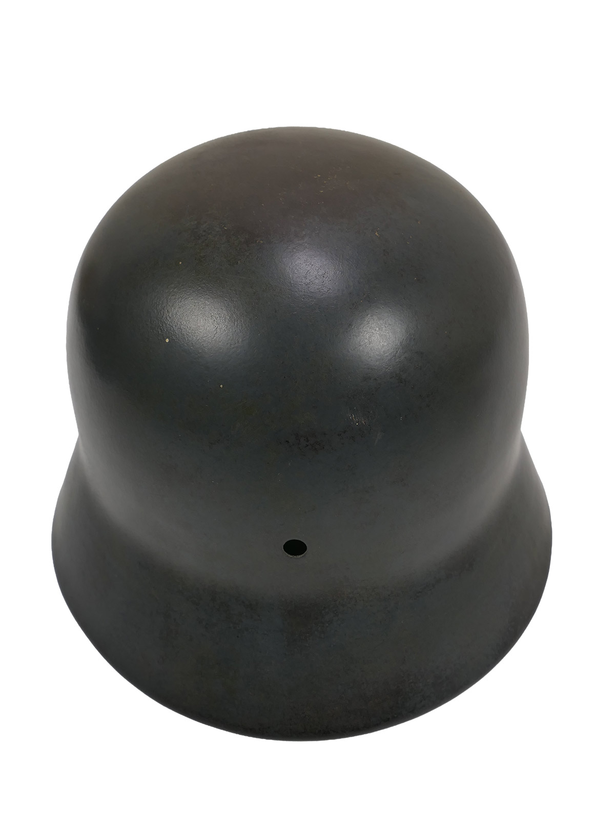 Original Wehrmacht / Luftwaffe steel helmet GLOCKE M35 DD SE62, antique, COLLECTION, battle-worn