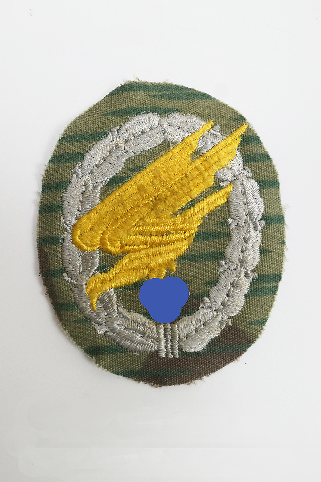 Paratrooper badge embroidered for splinter camouflage bone bag paratrooper