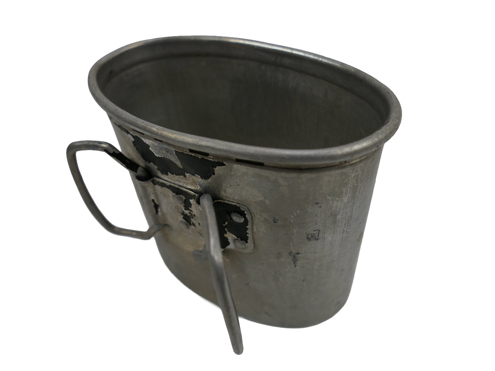 Wehrmacht ESB40 canteen with original aluminium cup WAL39  COLLECTION BATTLE WORN