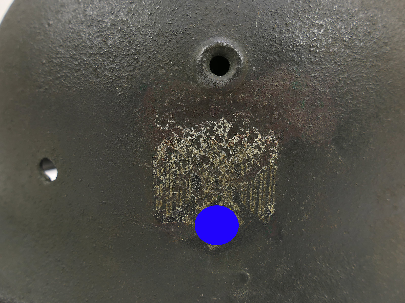 Original Wehrmacht M40 SD ET64 Steel Helmet (Bell) – Antique – COLLECTION – Battle-worn