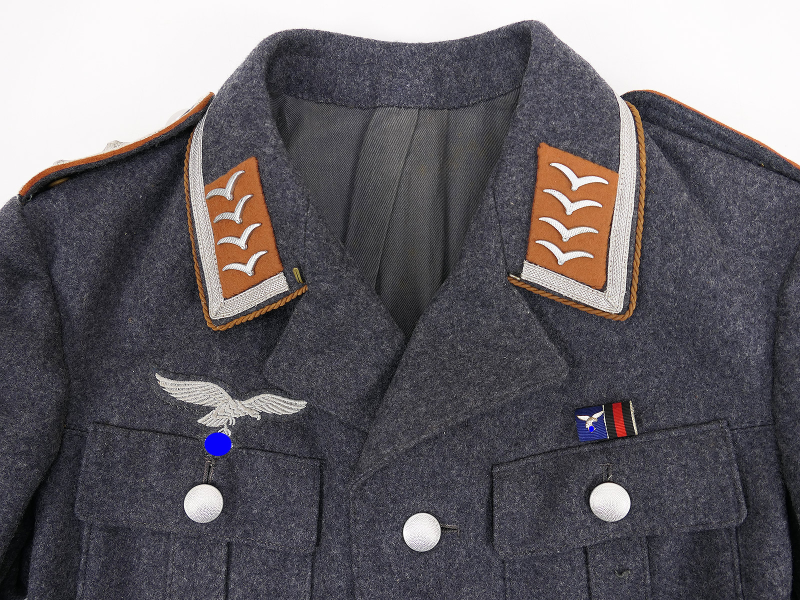 WW2 Original Luftwaffe Signal Corps Tunic, Senior Non-Commissioned Officer’s Uniform COLLECTION, BATTLE-WORN
