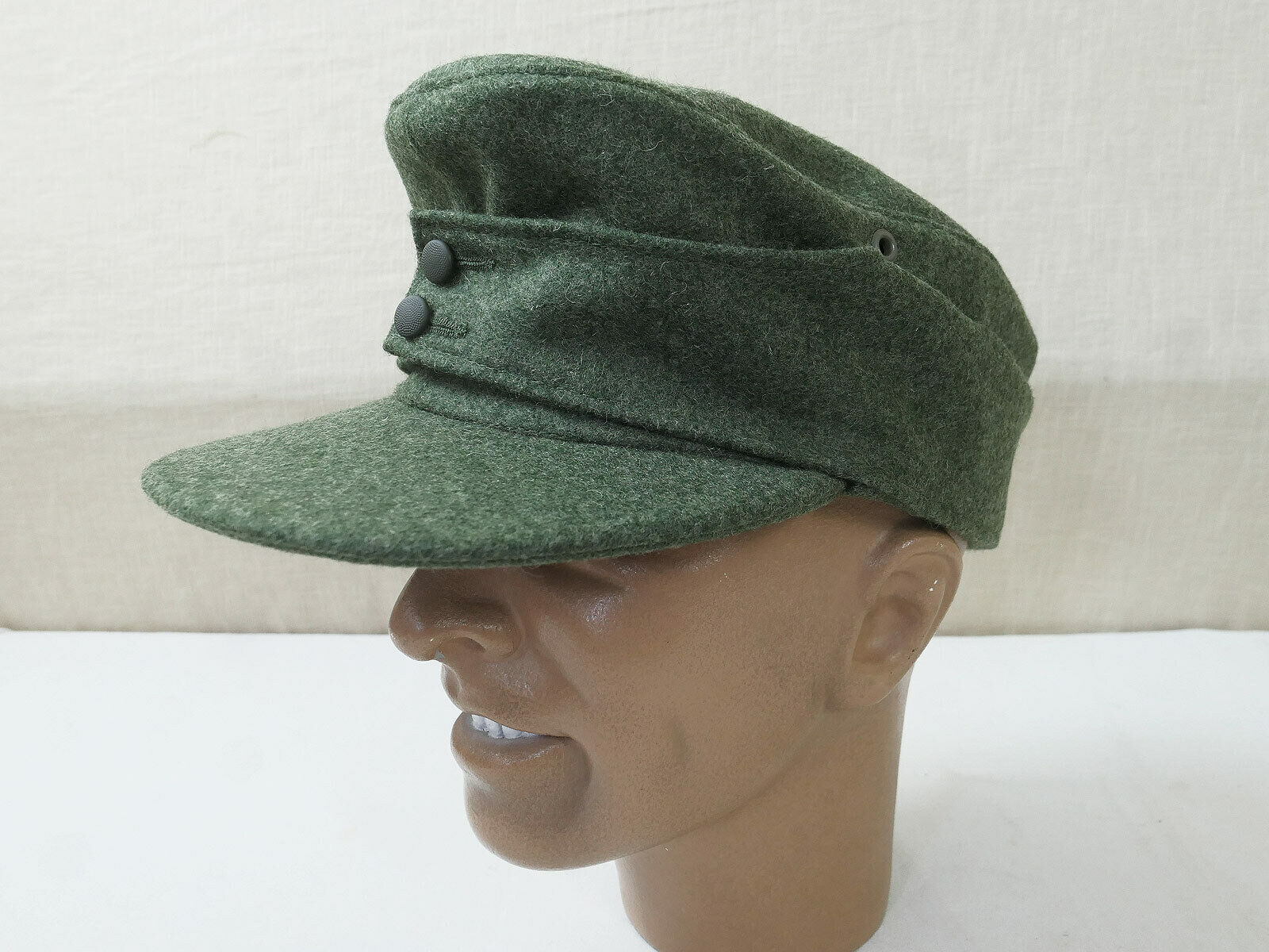 Wehrmacht Lubstein field cap M43 teams + Uffz Baschlik cap Erel field gray