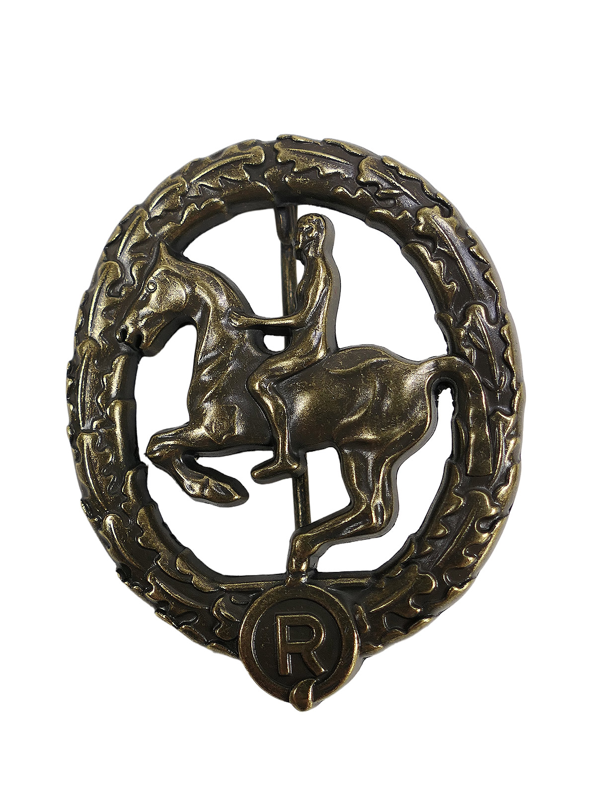 German Equestrian Badge, 3rd Class, in bronze, from 1930 onwards