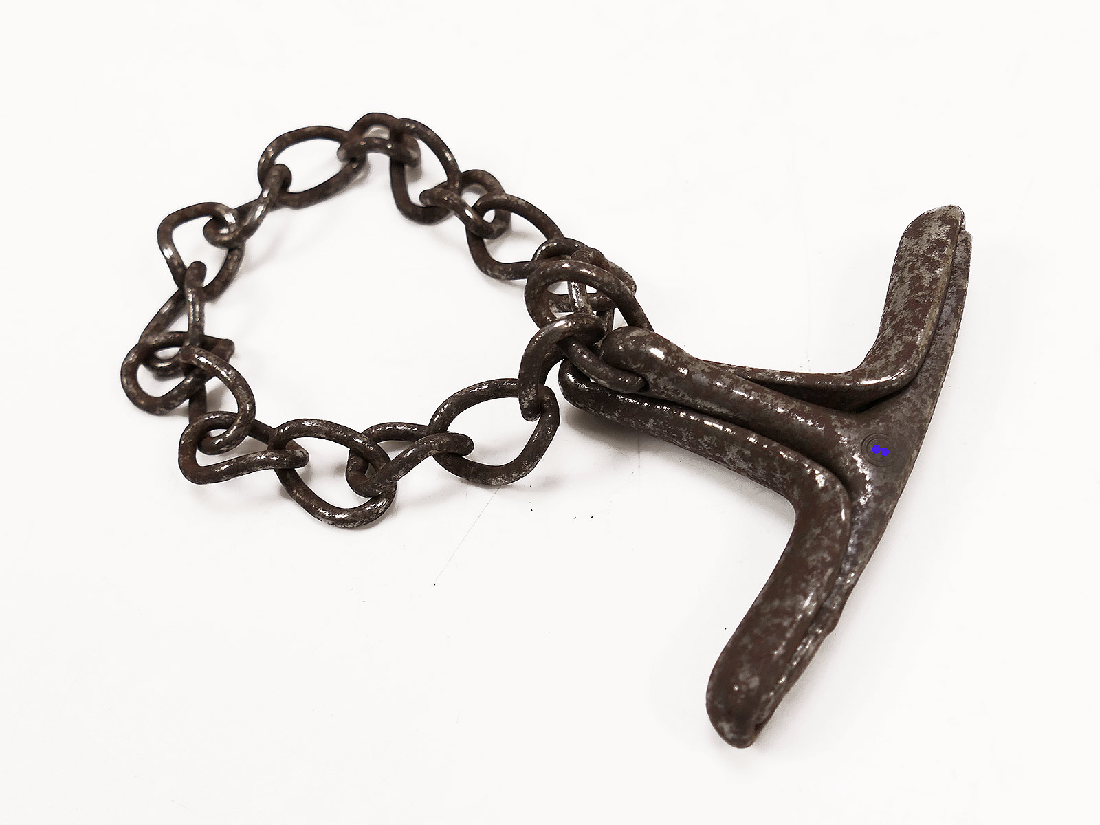 #10 SS Hand Gag Gag Chain – Restraint, Display or Gag Chain, ANTIQUE