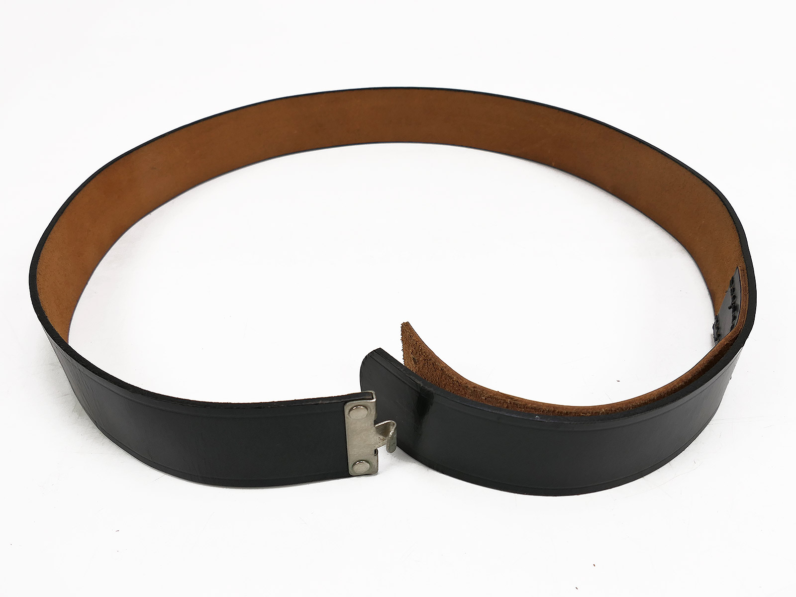 Vintage leather belt / belt strap, 110cm, COLLECTION BATTLE WORN