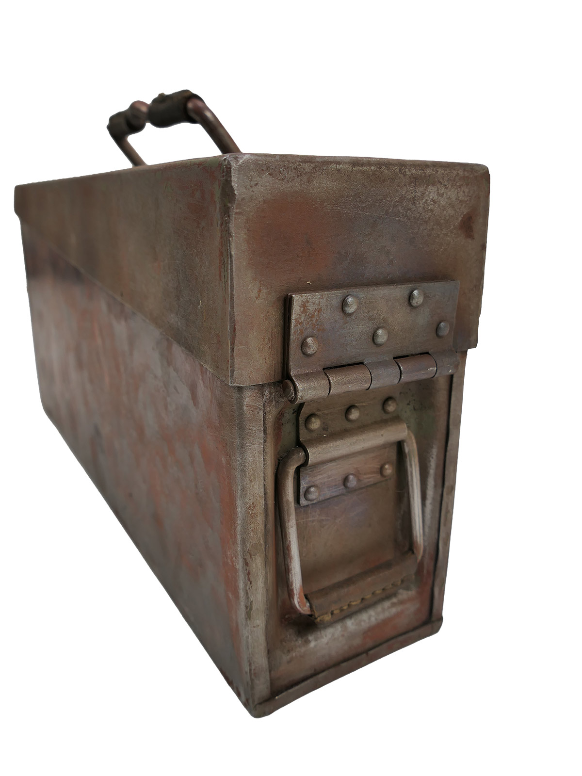 #2/ Wehrmacht MG 34/42-type ammunition box 41, belt box – BATTLE WORN