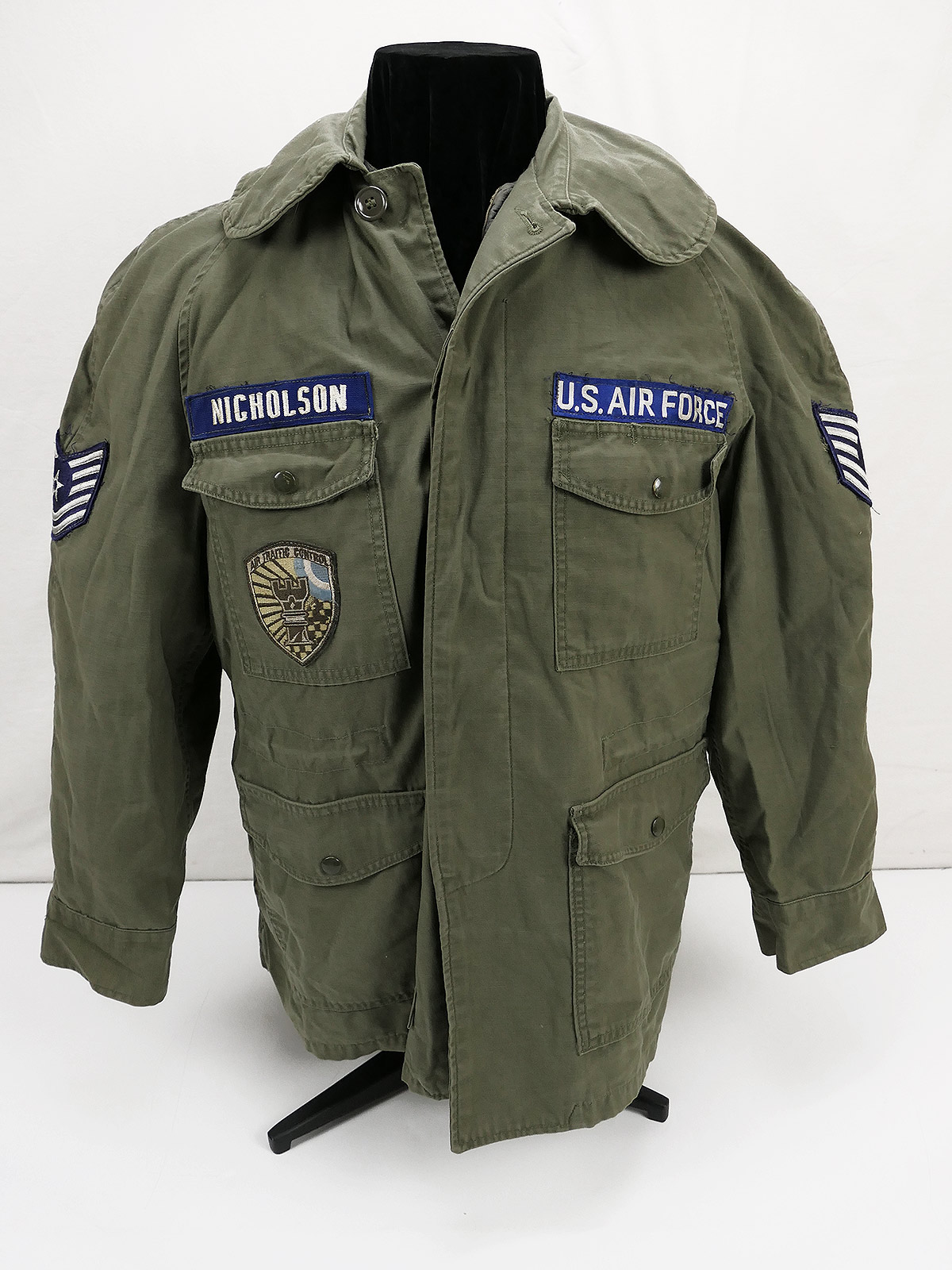 P1692366 #2/ Original USAF M-1961 Parka / Coat Men's Size MEDIUM Field Jacket 1966 + Teddy Lining Liner