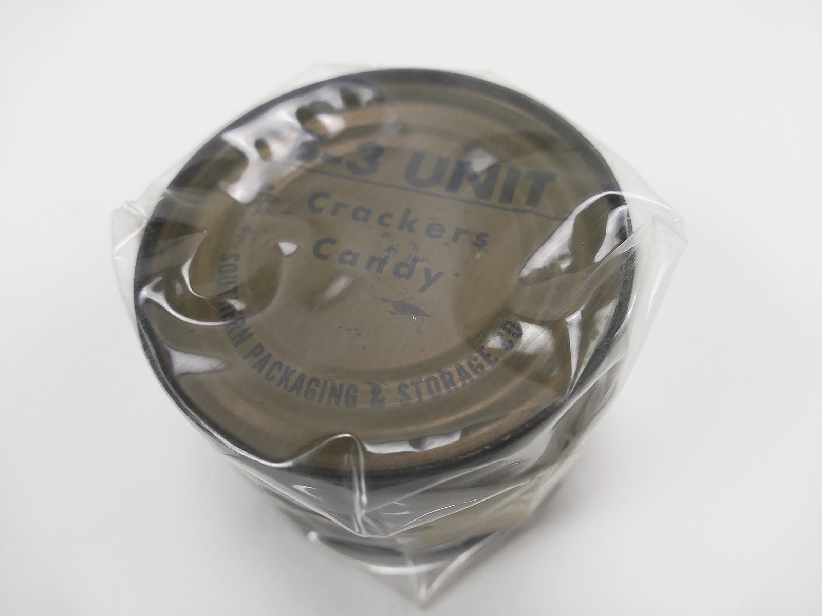 P1693090 US Army Vietnam 1x can from Ration Meal Combat Individual Vietnam B-3 Unit Crackers & Candy 1-74