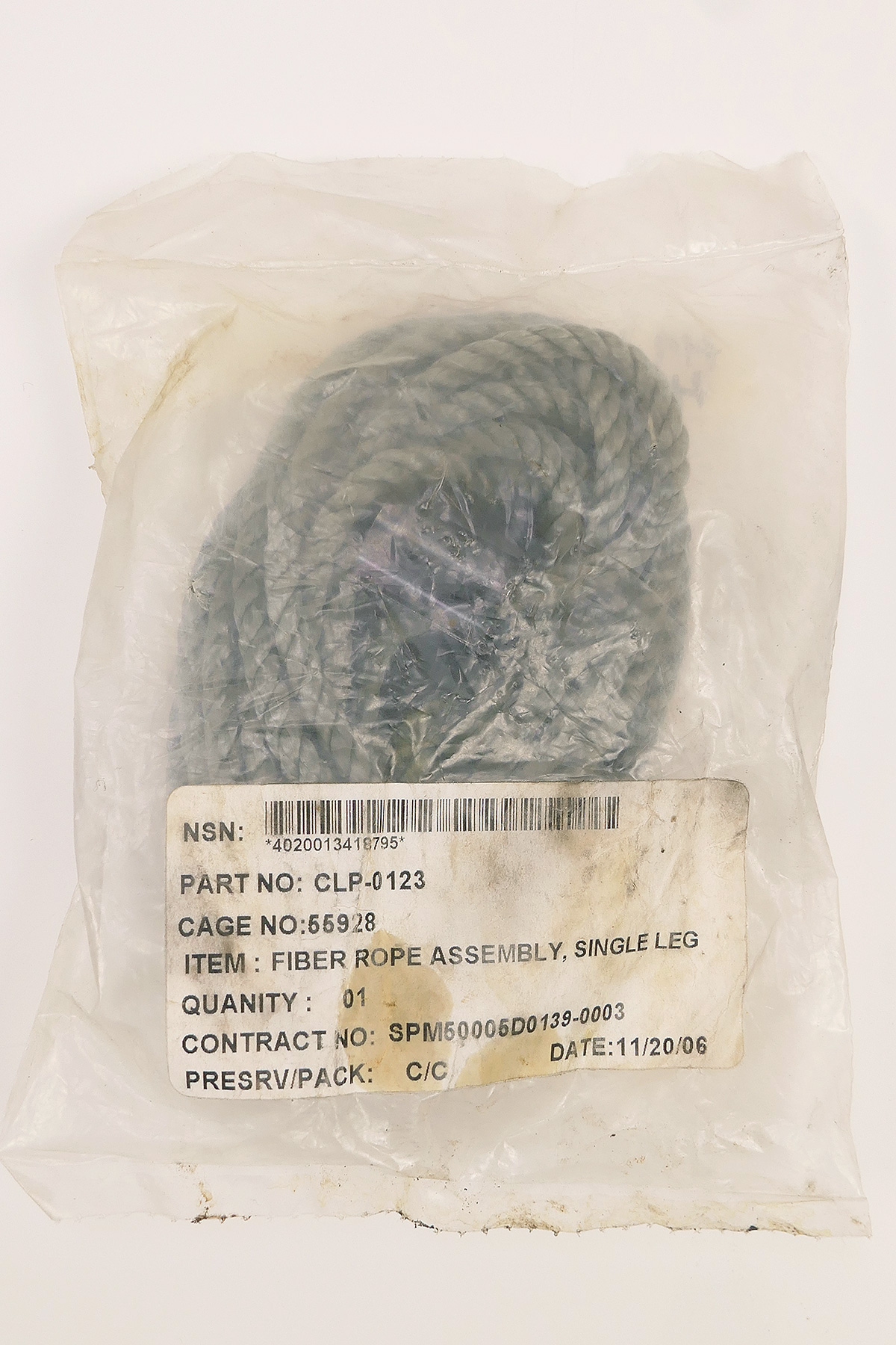 US ARMY Humvee Antenna Guy Rope Fiber Rope Assembly HMMWV M35A2 Hummer Truck