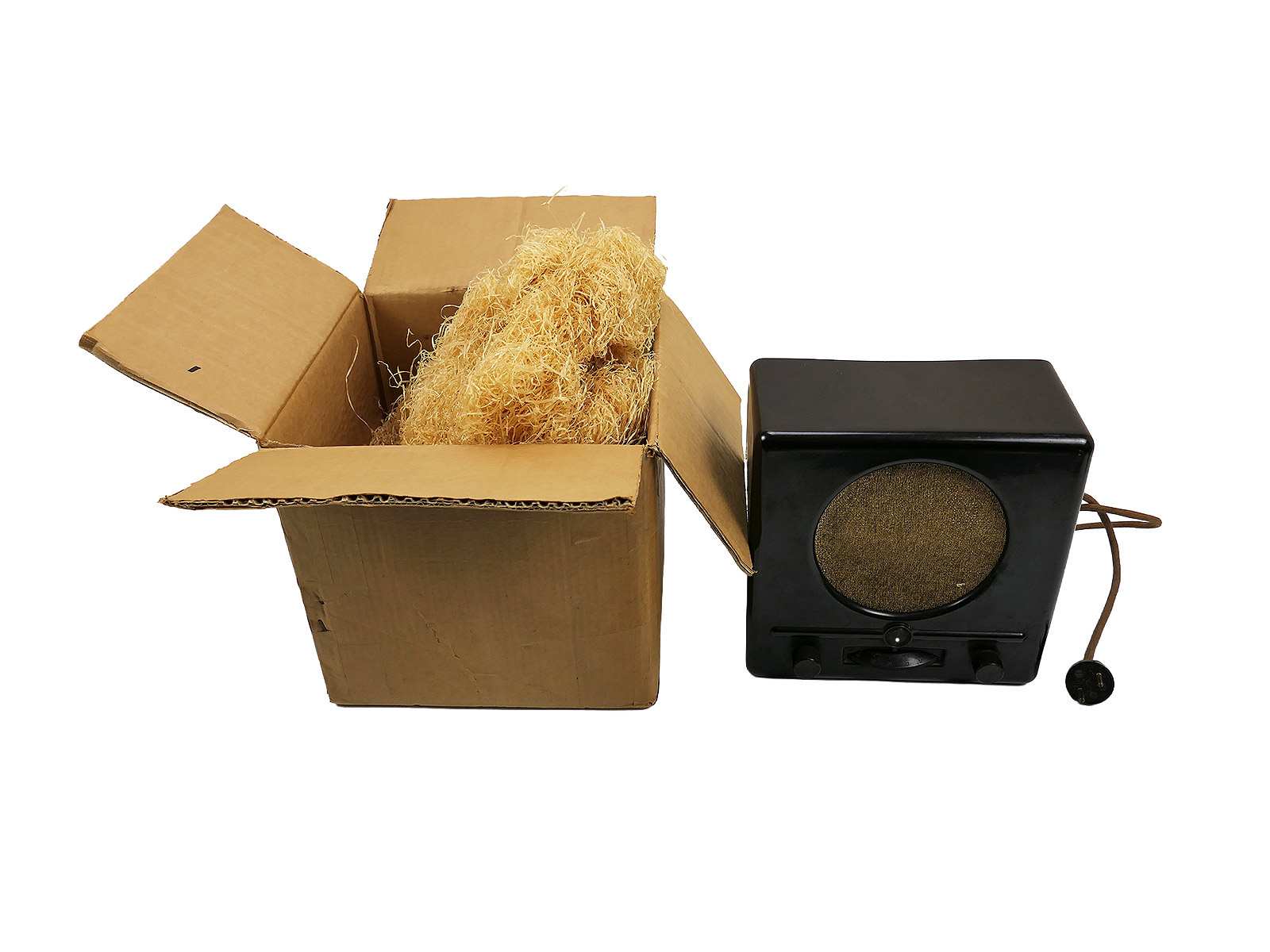 Wehrmacht Volksempfänger small receiver DKE 38 Radio TE KA DE with original shipping carton