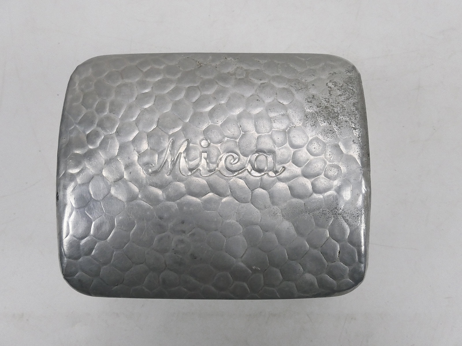 Wehrmacht original MICA soldiers economic box aluminum
