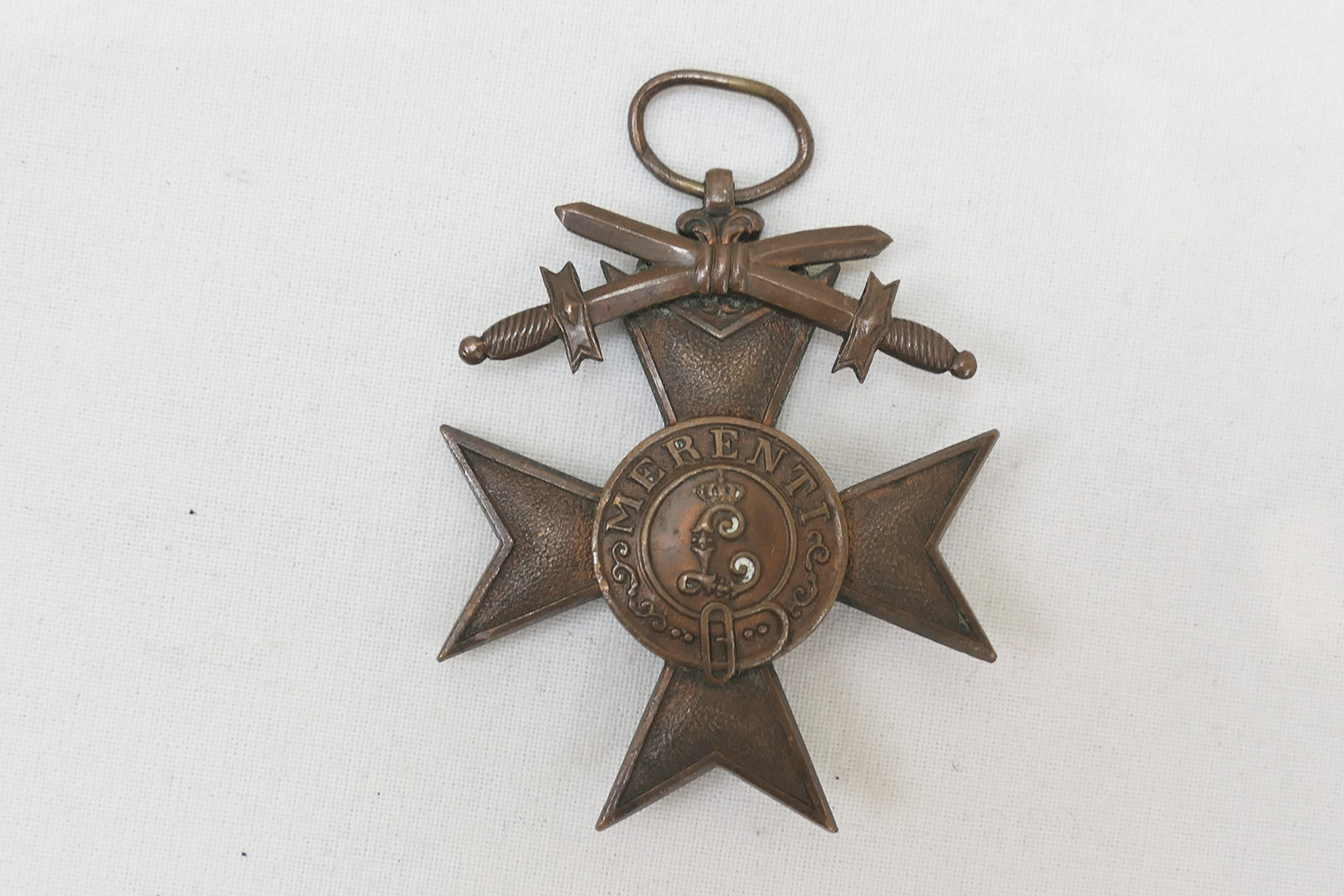 Wk1 Bavarian Military Cross of Merit 3rd Class with Swords