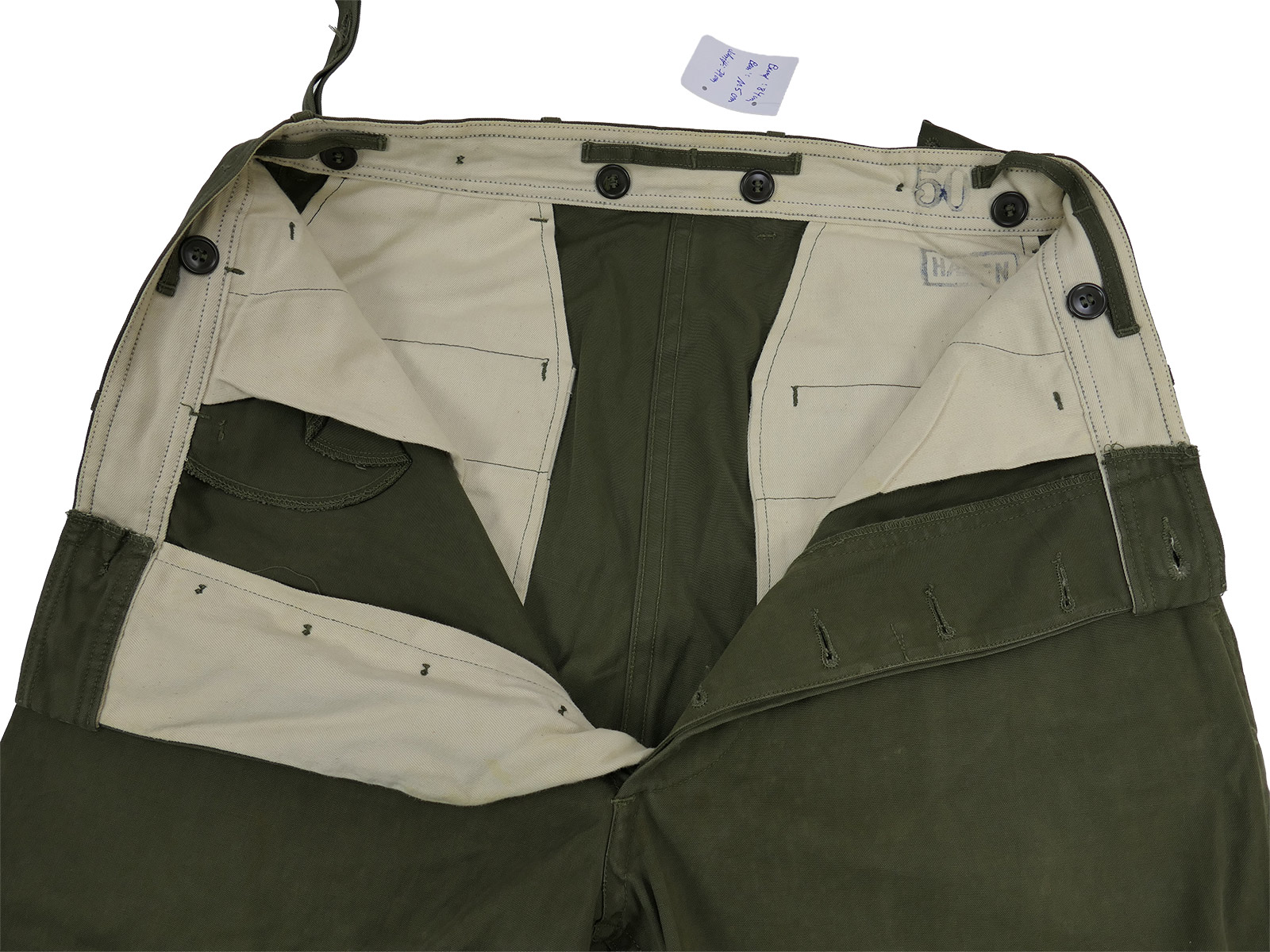 #A One-off item: US WW2 vintage M43 trousers (M1943 field trousers) – BATTLE WORN collection