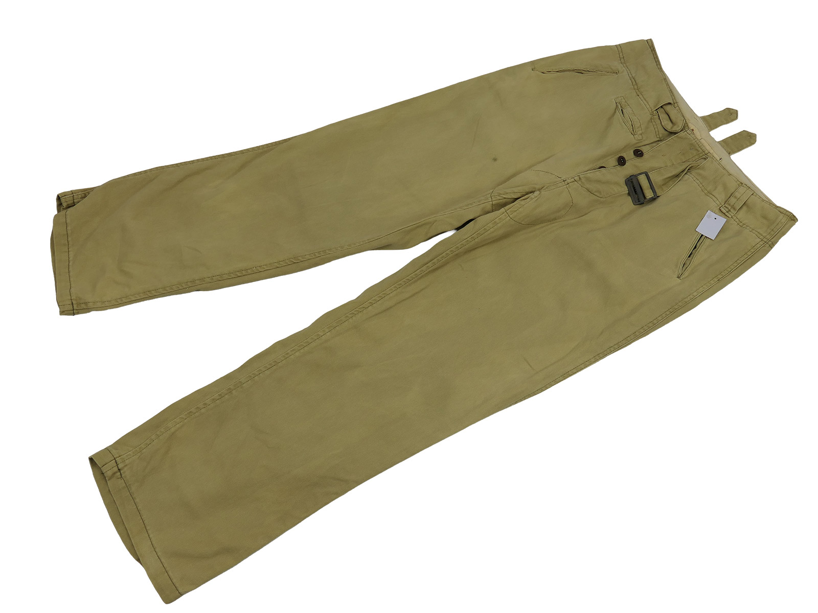 One-off Luftwaffe LW DAK trousers, faded, tropical trousers, BATTLE WORN