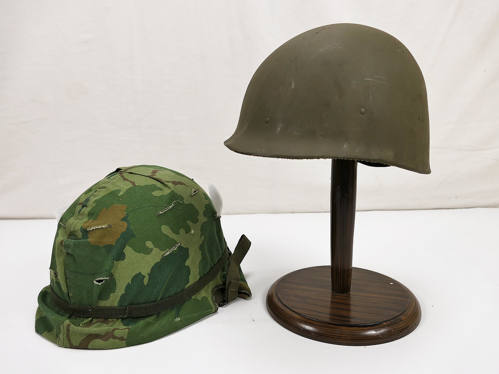 TOP Original US VIETNAM M1 steel helmet + liner + Mitchell helmet camouflage cover Top! from collection