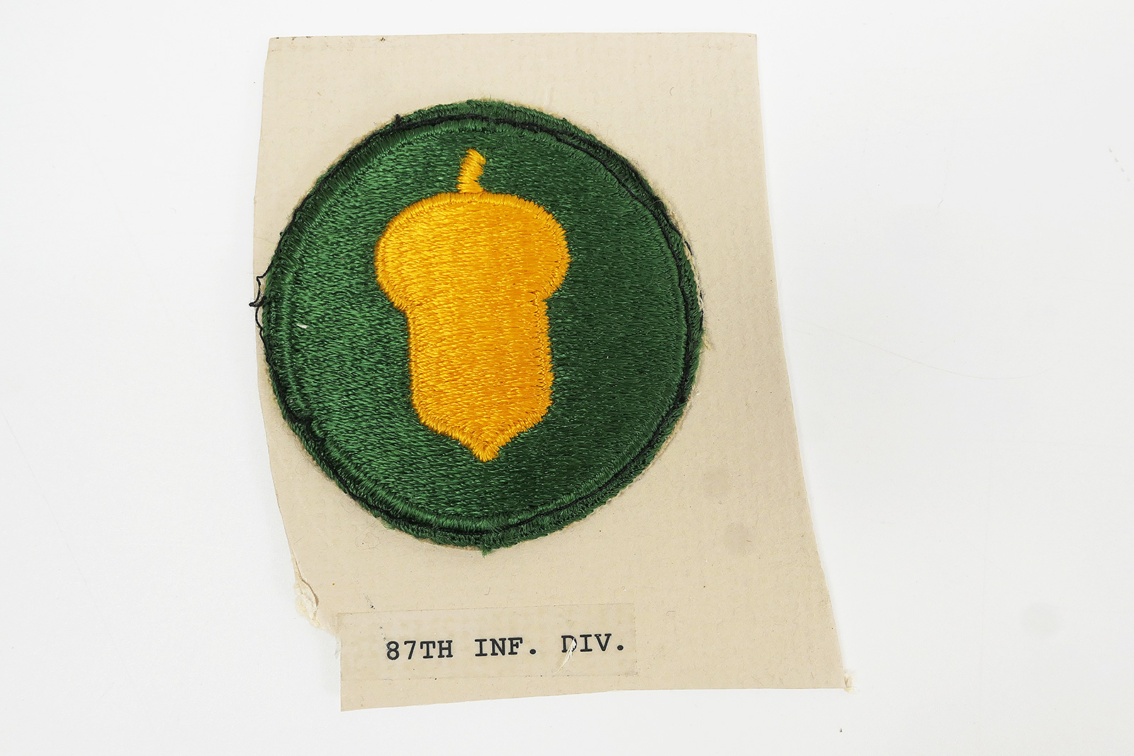 Original US ARMY WW2 Infantry Division Badge Patch - 87th Infantry