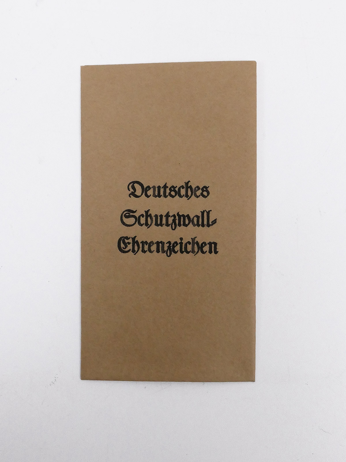 Award Bag for Orders + Decorations - German Schutzwall Badge of Honor