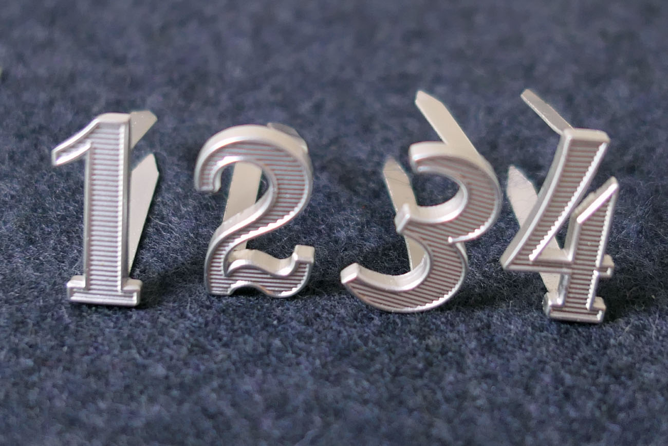 Wehrmacht Edition Number / Digit 0 - 9 Shoulder Boards Shoulder Boards Height 19mm