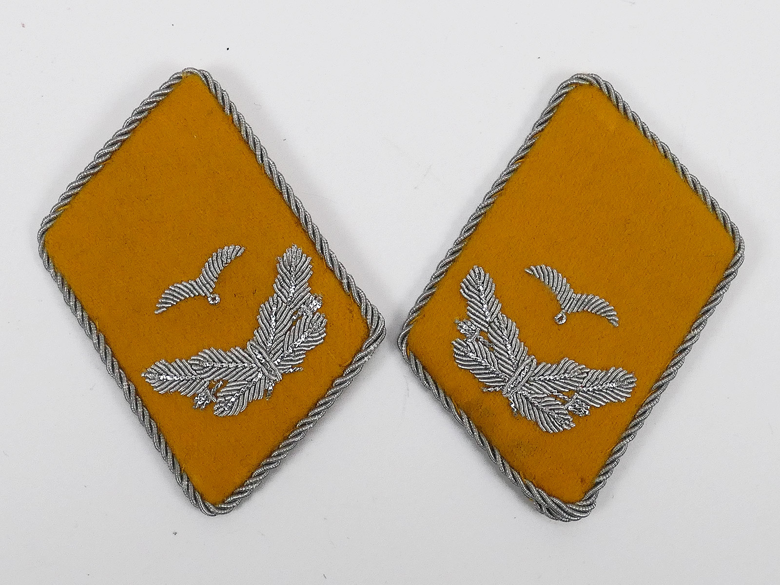 P1635891 #A/ Antique aviator collar mirror Luftwaffe Leutnant LW Fallschirmjäger