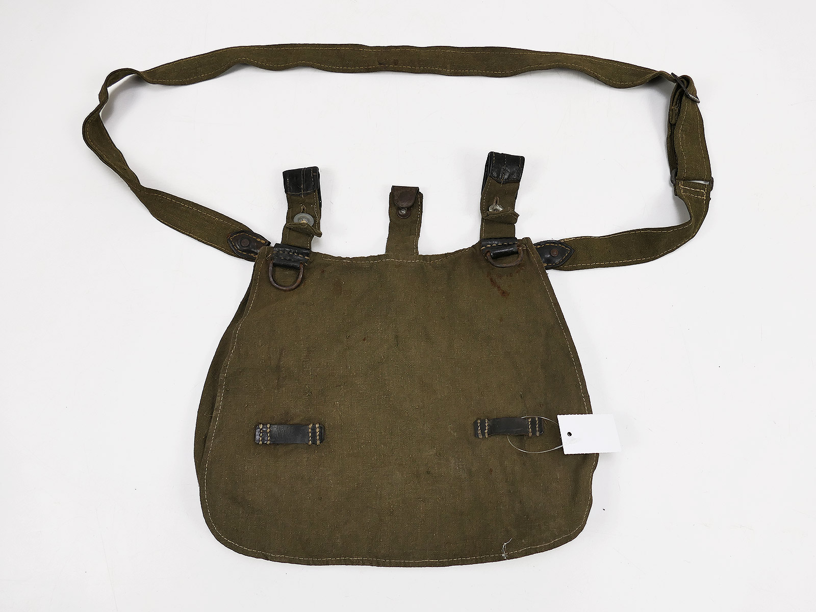 WW2 Wehrmacht Original M31 Bread Bag with Strap – COLLECTION, BATTLE-WORN